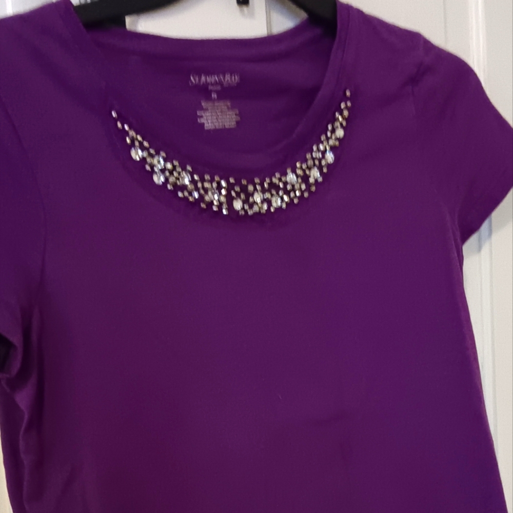 St. John's bay, Petite Small, Dark Purple top